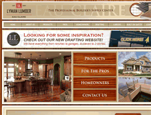Tablet Screenshot of lymanlumber-wi.com